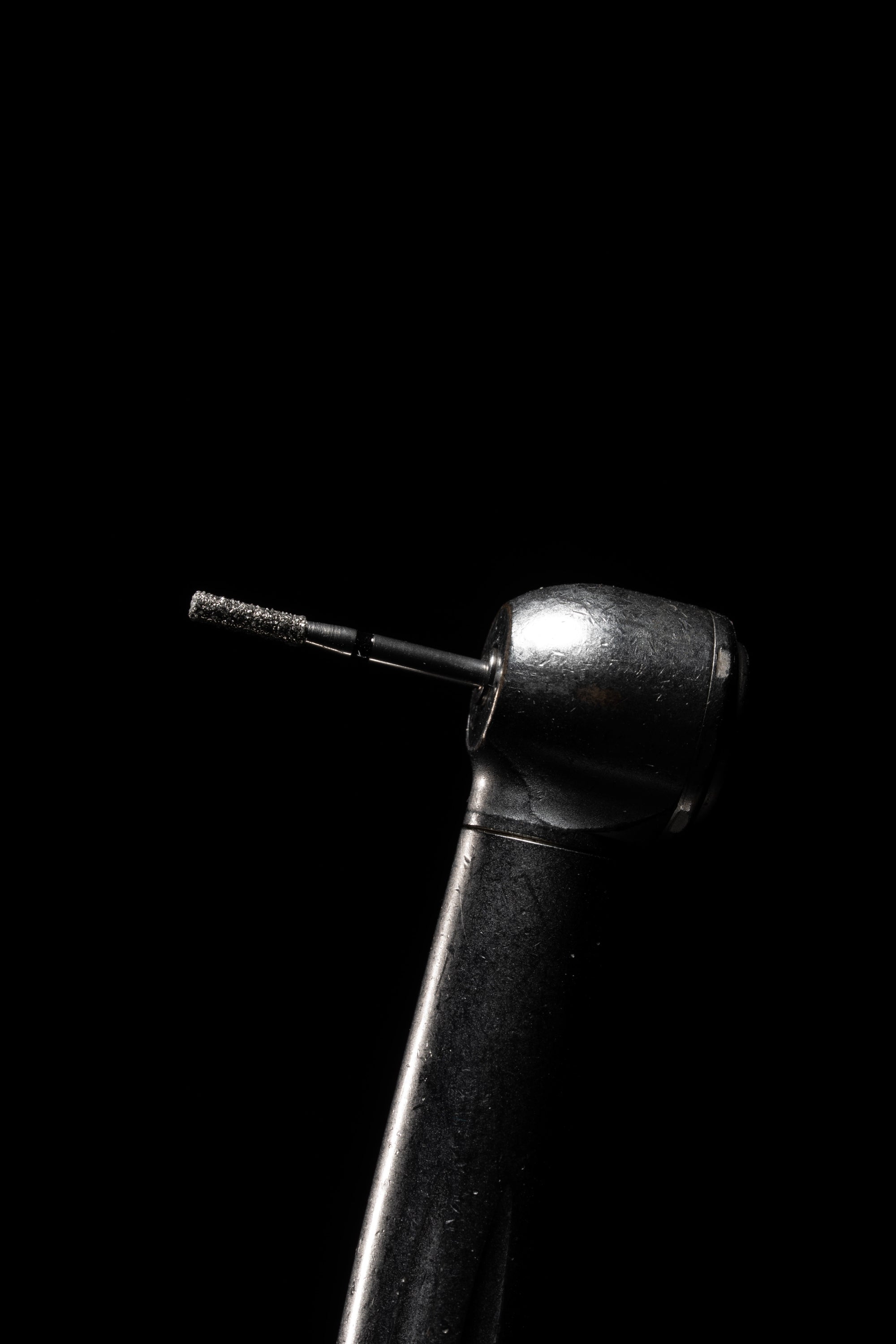 Cylinder Flat End Black